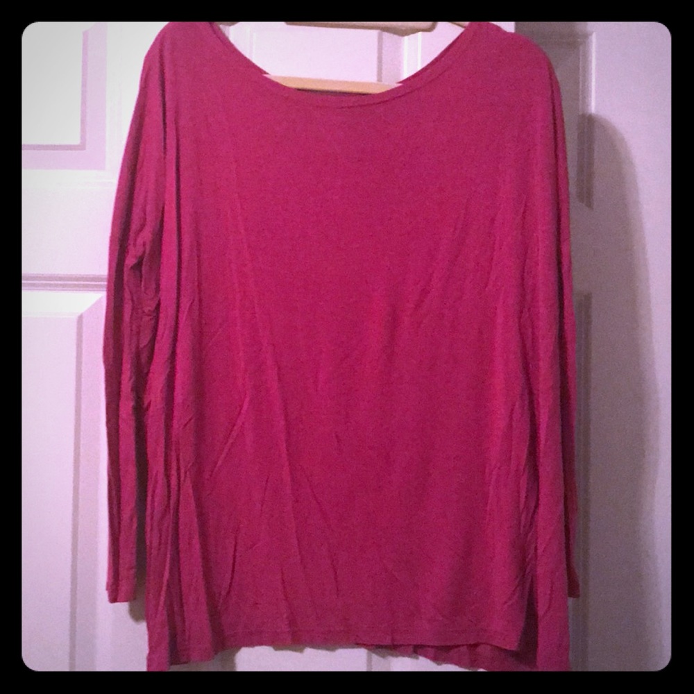 Pink LS Piko Top